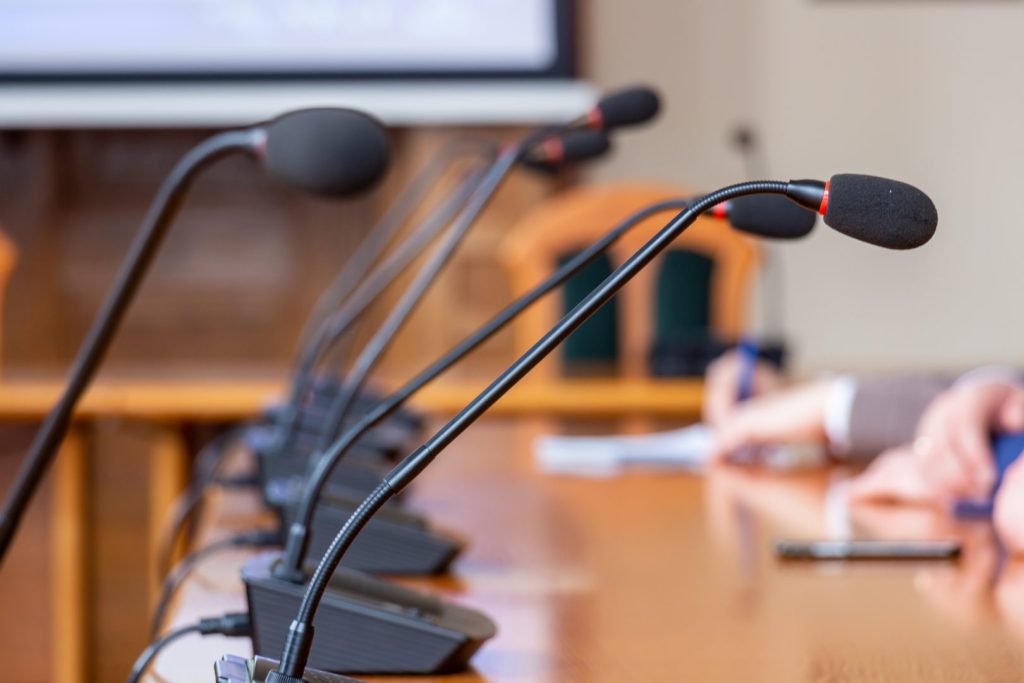 Local government public hearing